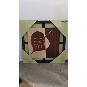 Leaf Art Wood 14 1/4" x 14 1/4"